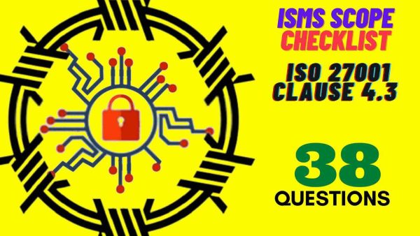 ISMS Scope Checklist | ISO 27001 Clause 4.3 Audit